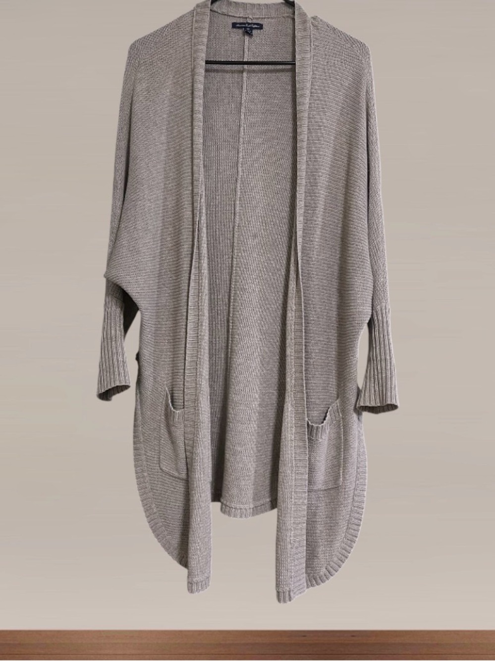 American Eagle Outfitters Open-front Cocoon Relaxed Fit Cardigan Sweater S/P